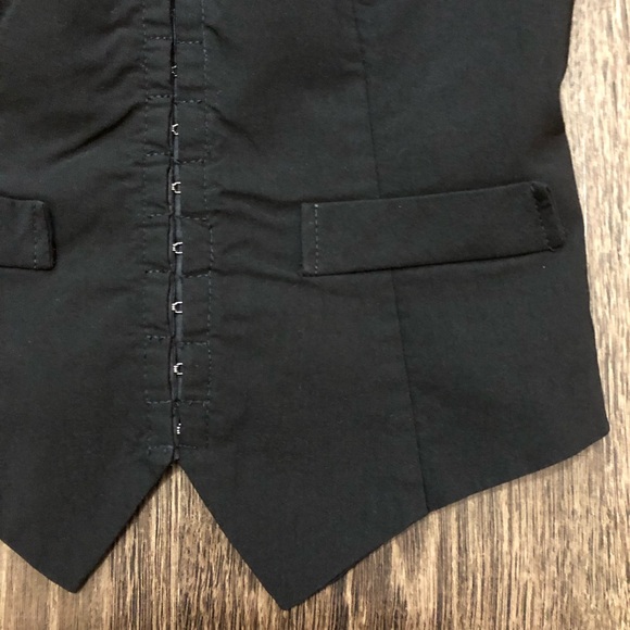 Vintage Le Chateau Black Halter Vest - Picture 8 of 17